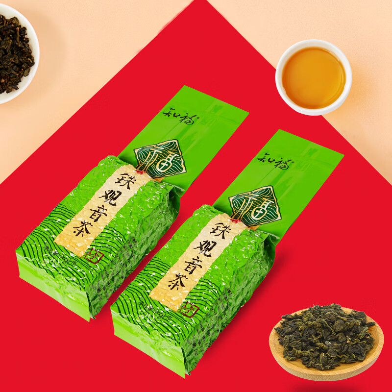 知福 茶叶新茶高山铁观音茶清香型乌龙茶袋装200g 200g