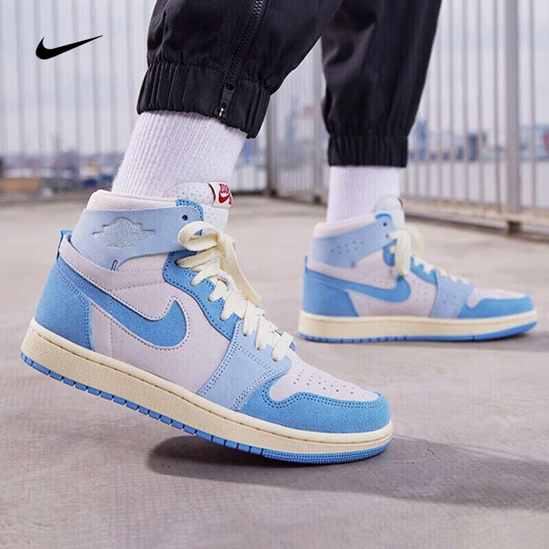 耐克(nike)aj1板鞋女鞋2024春季实战篮球鞋耐磨透气缓震运动鞋休闲鞋