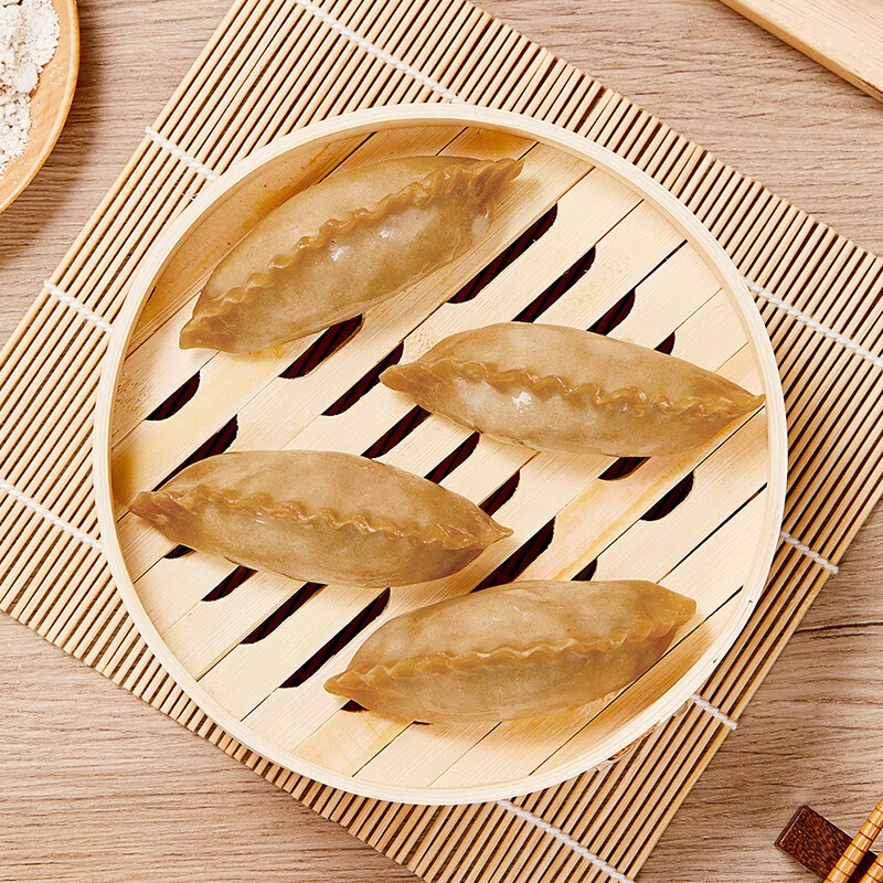 蒸笼头【虾仁三鲜莜面蒸饺】儿童速食营养早餐 速冻馄饨食品加热方便 莜面蒸饺虾仁三鲜4只*5袋装