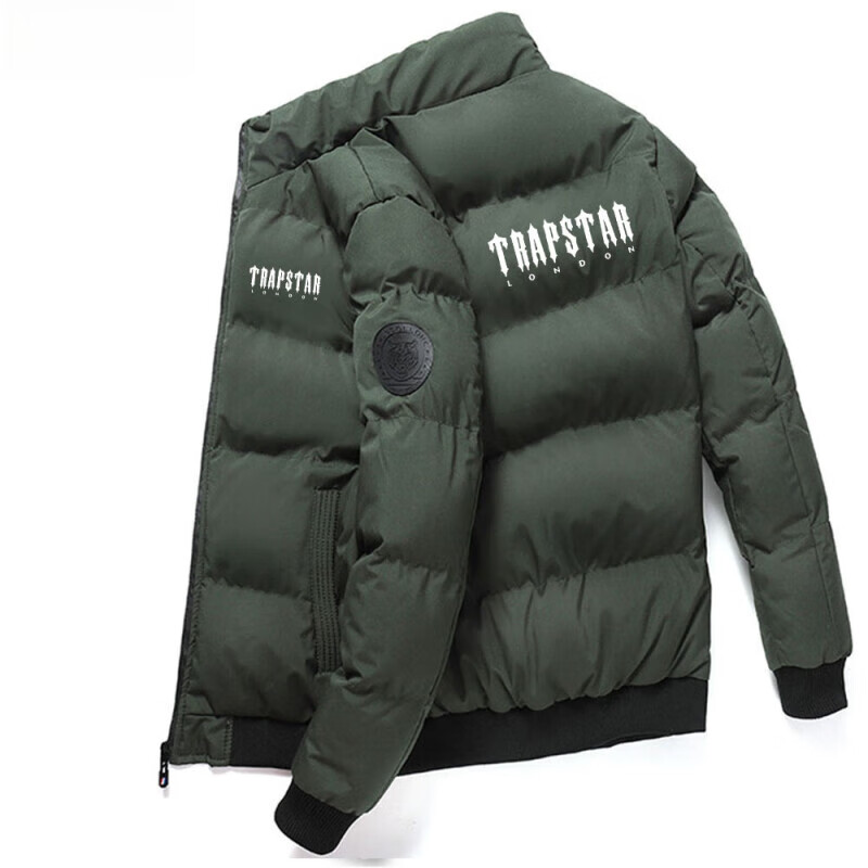 天颛江苏特别特服装羽绒服跨境男士立领棉衣 秋冬加厚保暖棉服外套 韩