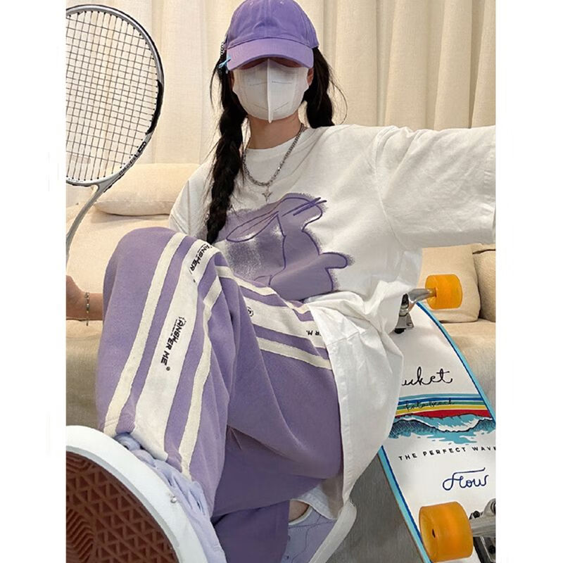 烨聆甜妹穿搭套装可爱甜美小个子夏季新款多巴胺女孩一整套00后休闲跑