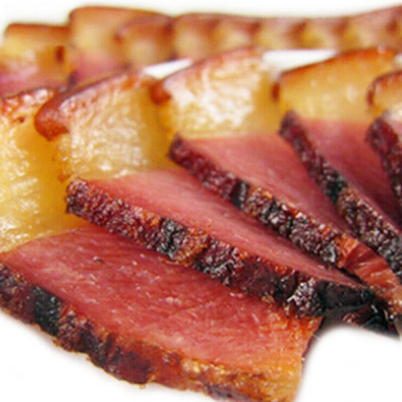 虎钢馋贵州腊肉 柴火烟熏腊肉农家自制熏肉咸肉后腿肉 正宗贵州特产500g