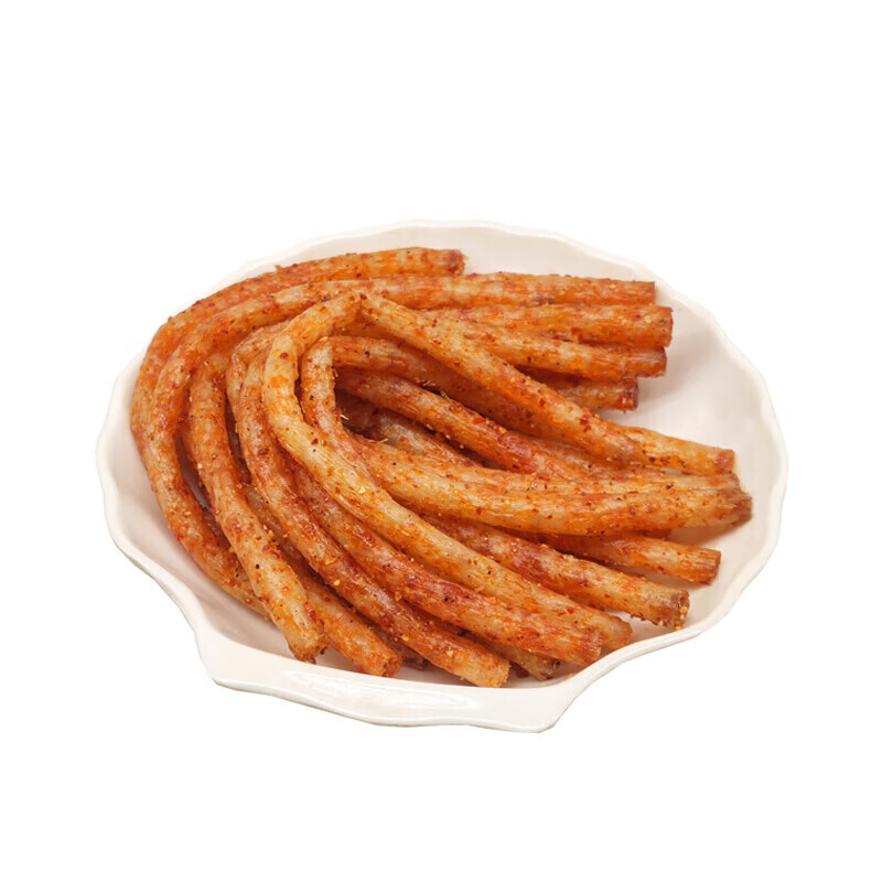 虎钢馋香辣长寿面筋辣条怀旧毛仔熟食麻辣江西赣州老式长条面筋吃货