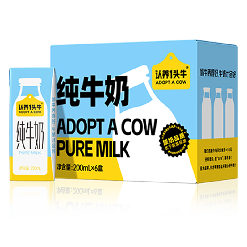 ����һͷţ ȫ֬��ţ�� 3.3g������ 200ml 6��װ 14.9Ԫ