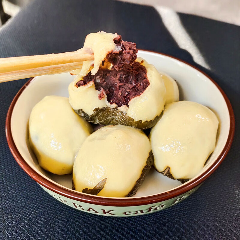 虎钢馋苏耗子粘豆包东北苏子叶粘豆包粘耗子黏红豆包纯手工农家特产