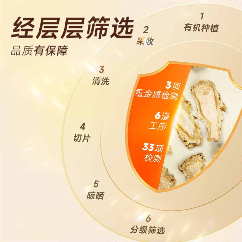 素养生活有机当归80g 当归片泡水煲汤食材补血调经可搭配黄芪枸杞党参滋补 80g*1罐