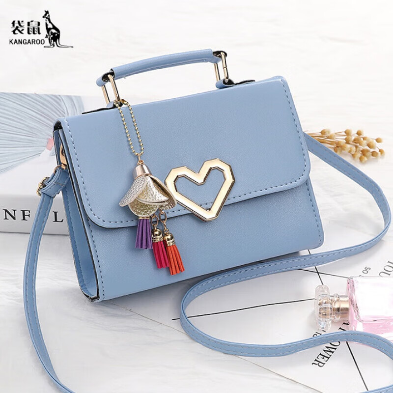 袋鼠包包女2024新款春夏韩版chi斜挎包女包手提包小包少女百搭单肩包