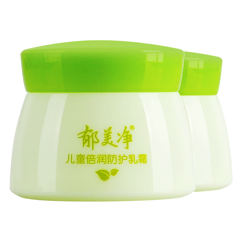 郁美凈兒童霜舒柔保濕霜潤(rùn)膚霜潤(rùn)膚乳寶寶面霜秋冬滋潤(rùn)保濕霜兒童面霜 【春夏水潤(rùn)】倍潤(rùn)防護(hù)乳霜50g*2