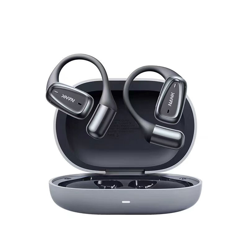 南卡（NANK）蓝牙耳机【新品旗舰音质】OE Air开放式不入耳挂耳式耳机气传导运动跑步长续航降噪  【HIFI音质 更轻更舒适】皓月白