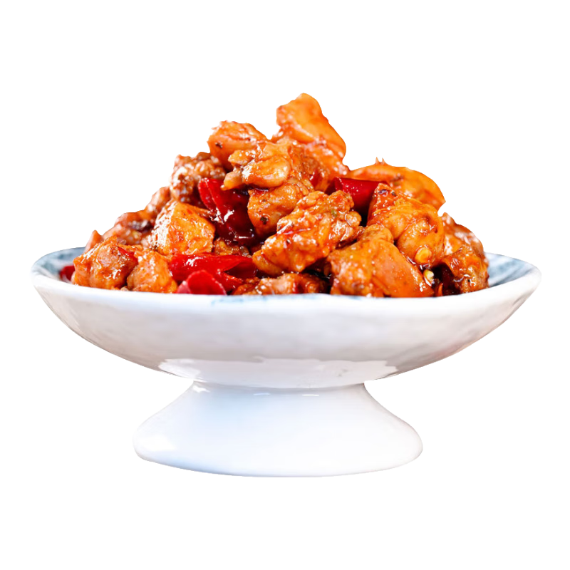 殷掌柜自貢冷吃兔麻辣兔肉兔丁休閑零食肉干肉脯四川特產(chǎn)兔子肉開袋即食 香辣味400g冷吃兔