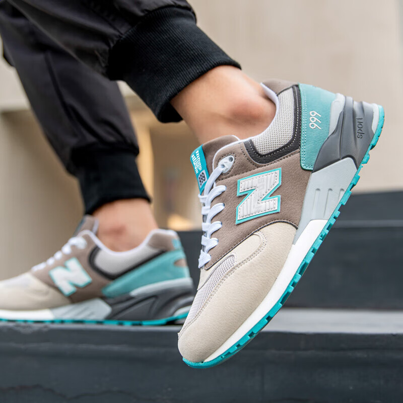 店运动鞋男鞋老爹鞋n字574休闲透气阿甘跑步鞋女鞋 999樱花绿 42