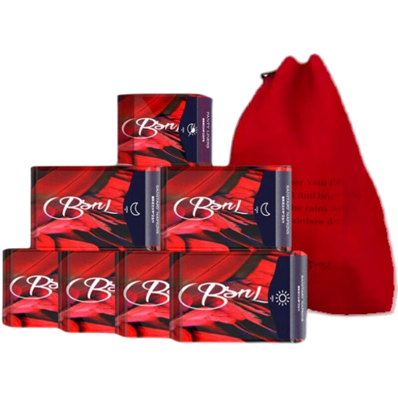 dinofen屿暖碧斯诺兰女神卫生巾第6代新款女神负离子日夜用护垫混合装