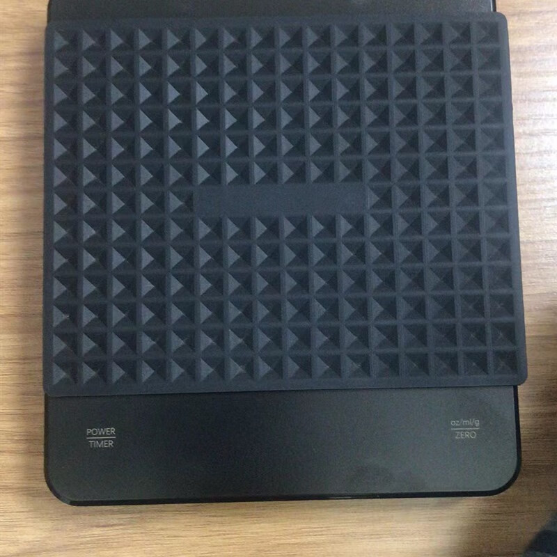 YWZR咖啡秤手沖咖啡稱充電計時清零電子秤廚房秤烘焙食物營養(yǎng)秤 黑色KF04加墊子