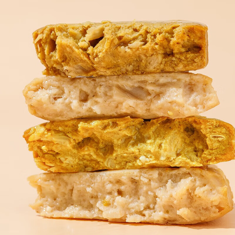 优形(ishape) 鸡胸肉鸡肉健身饱腹充饥零食奥尔良味鸡排开袋即食轻食方便小吃 芝士味80g*5+咖喱味80*5