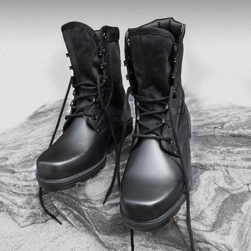 3515351507式作战靴轻型耐磨减震战靴空降靴战术靴训练鞋户外登山鞋男