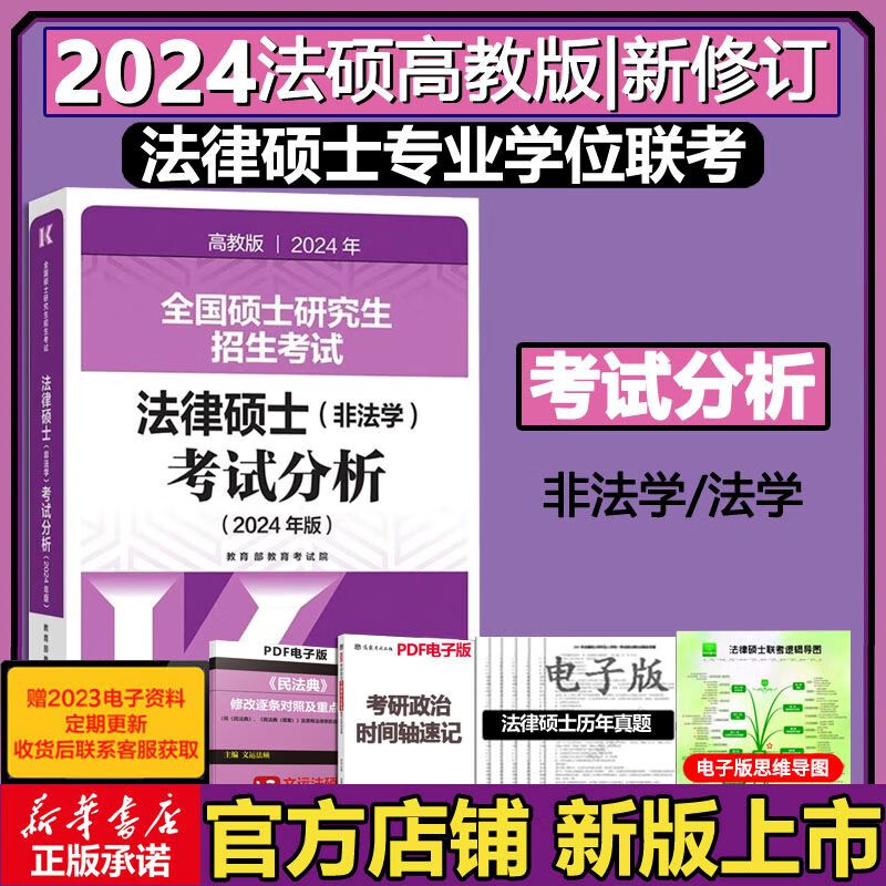 2024法律硕士考试分析 非法学专业学位联考法硕考试分析  根据新民法典修订全国硕士研究生招生考试