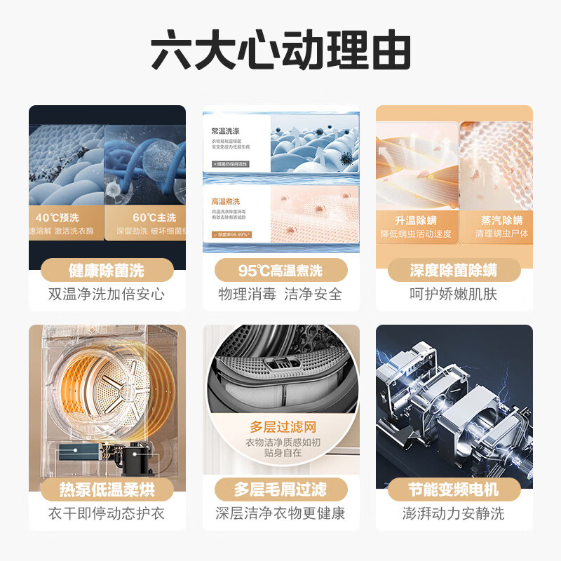 小天鹅洗烘套装TG100APURE+02滚筒洗衣机怎么样？评测：热门推荐，不容错过-图片8