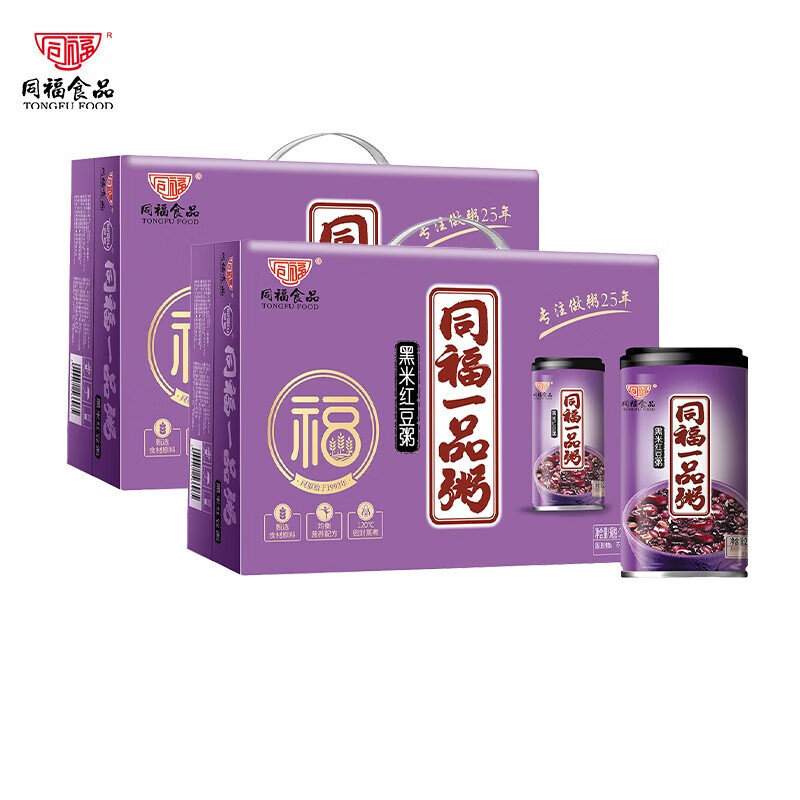同福碗粥 同福(tongfu porridge)八宝粥红豆黑米粥五谷杂粮方便速食粥