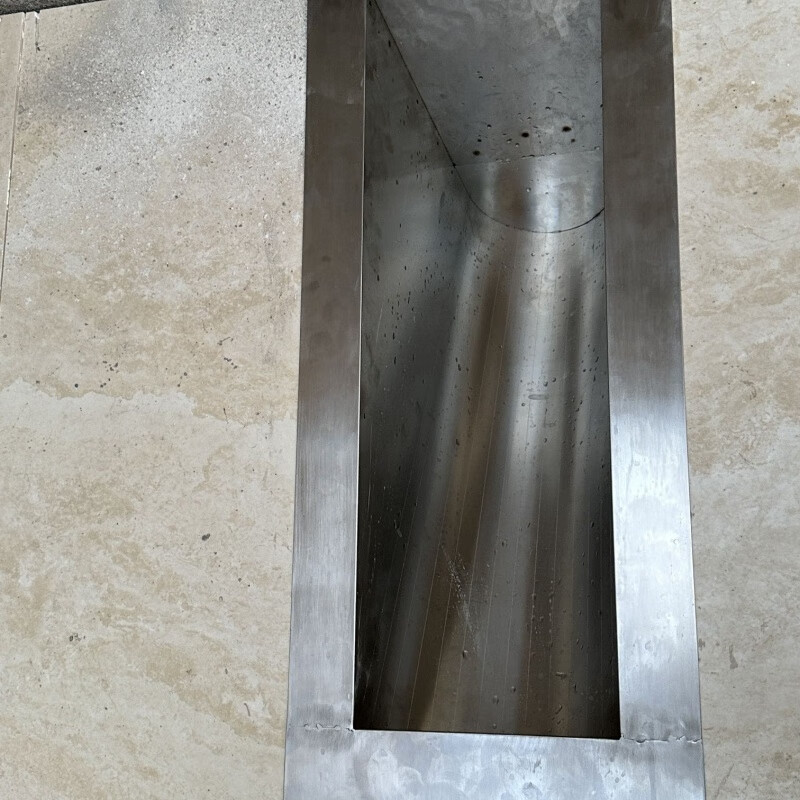 美克杰农村茅房旱厕专用马桶304不锈钢防臭便斗卫生间蹲便器直排蹲坑