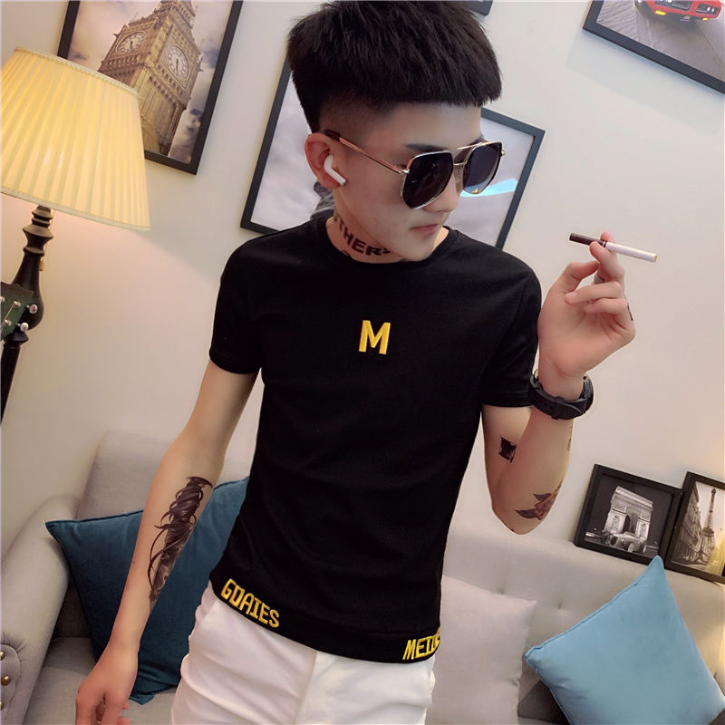 矮小个子的修身t恤小码男青年瘦s号xs码les精神小伙短袖t桖夏天男生小