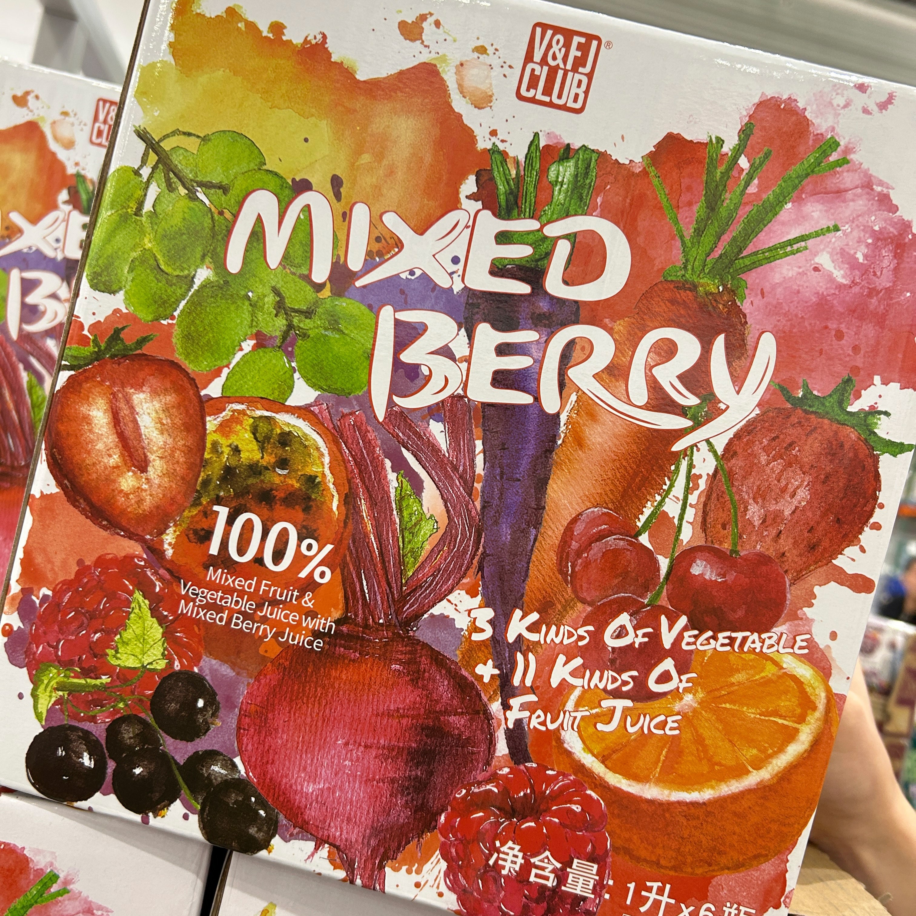 混合莓复合果蔬汁1l泰国进口蔬菜汁果汁饮料 混合莓复合果蔬汁1l*1瓶