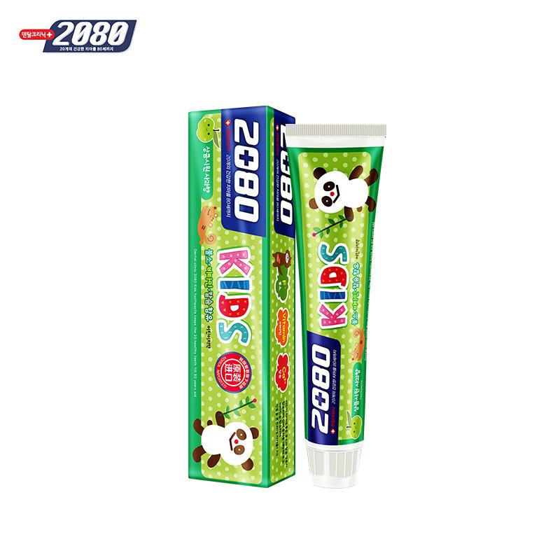 2080儿童牙膏(苹果草莓味 80g护龈防蛀温和清洁清新口气 苹果味