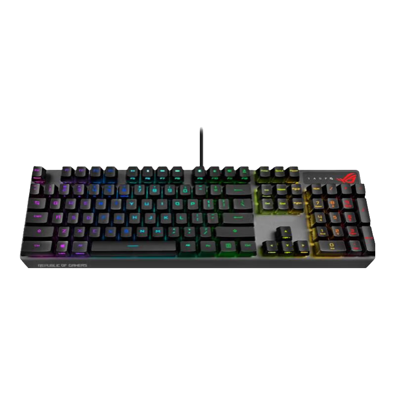 ROG 玩家国度 游侠 RX PBT版 有线机械键盘 104键 RX红轴