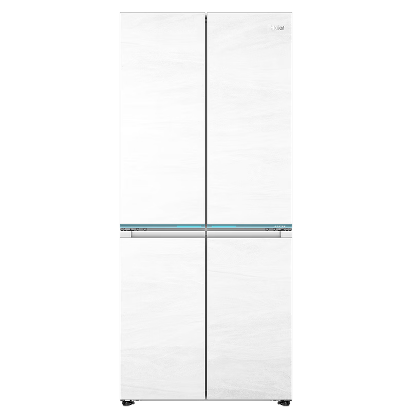 再降价、618预售、PLUS会员：Haier 海尔 475升 山茶花 一级能效 十字四开门 BCD-475WGHTD1BGZU1 