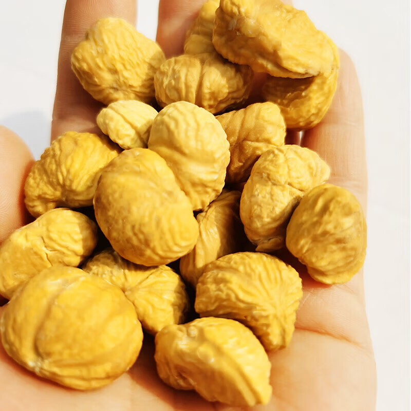 i晒干栗子风干生板栗仁去皮迁西栗子干板栗仁干货粟子仁包粽 半斤风干