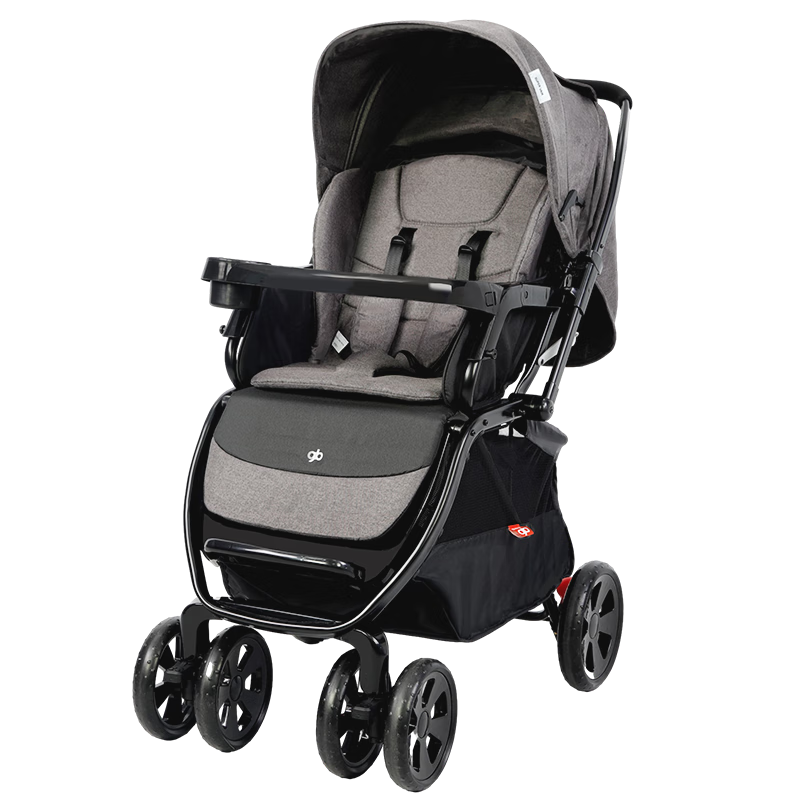 好孩子（gb）嬰兒車(chē)可坐可躺雙向遛娃高景觀(guān)易折疊寶寶嬰兒推車(chē) C400