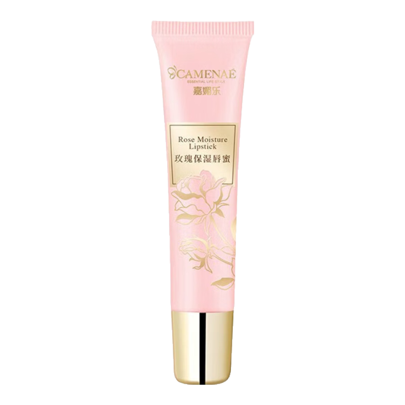 嘉媚樂（CAMENAE）玫瑰保濕唇蜜沁潤(rùn)呵唇膜SPA輕透潤(rùn)唇膏女護(hù)唇部護(hù)理15g