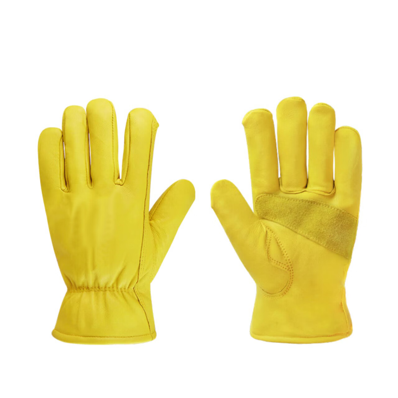 安客来 rzt-2266 电焊皮手套 冬季电焊加棉羊皮手套 黄色 均码