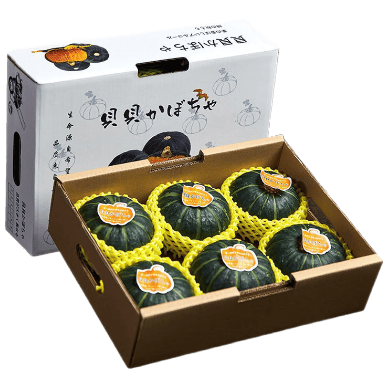 京地达山东贝贝南瓜礼盒5-6粒装净重4.6斤单果280g+粉糯香甜源头直发