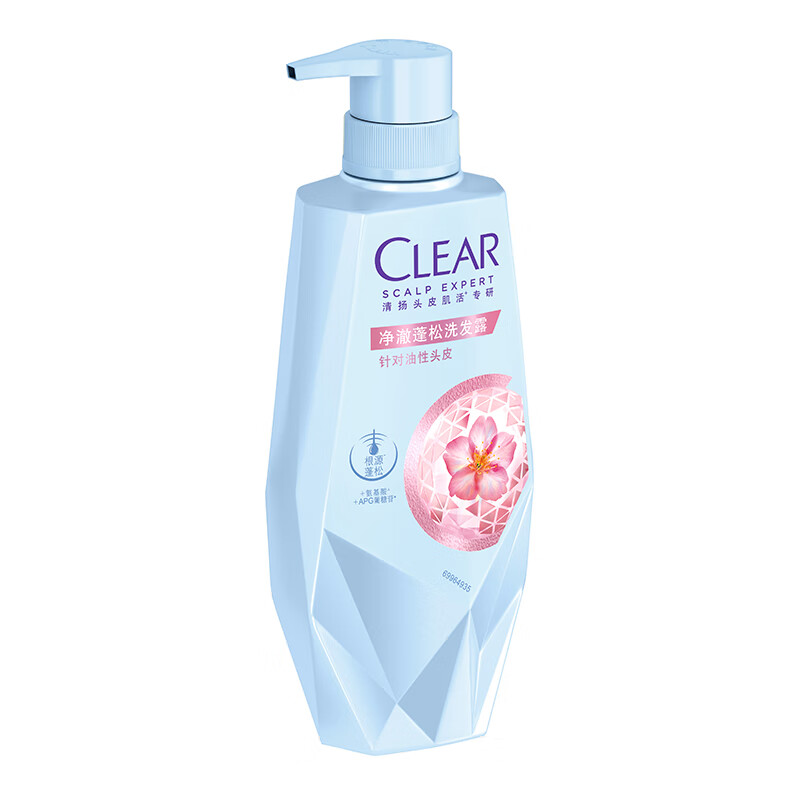 清扬（CLEAR）头皮护理净澈蓬松控油氨基酸无硅油洗发水 仅售 69.9 元，超万人种草高好评率 98%！