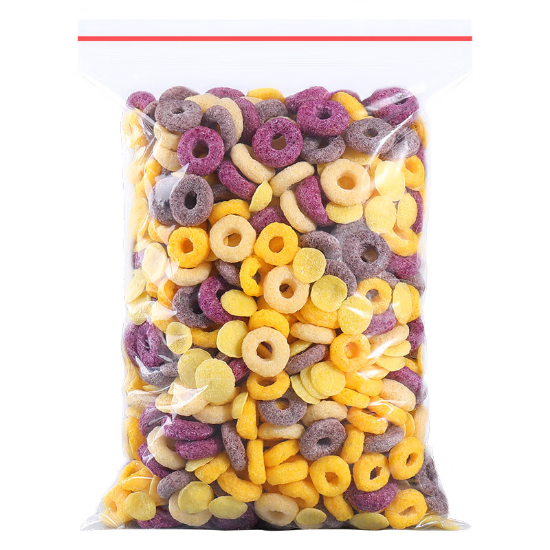 茗仟谷物圈 早餐代餐食品精泡牛奶脆玉米燕麦片圈 谷物圈 2.5kg