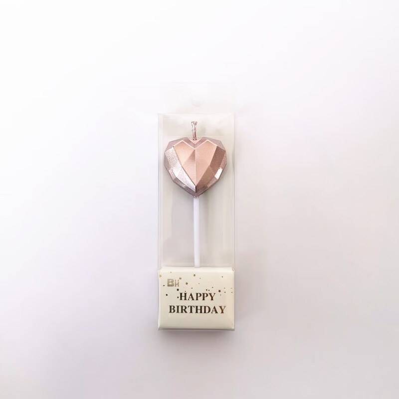 妙普乐生日蜡烛烟花火焰 分吹不灭的生日心形焰火蜡烛创意喷火花男孩