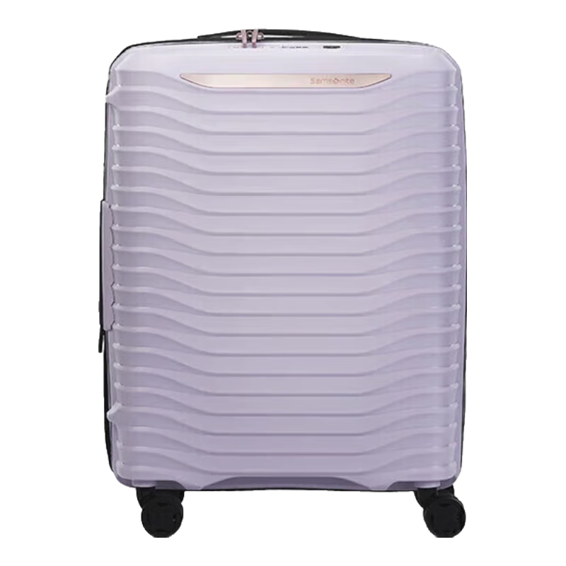 新秀麗（Samsonite）行李箱28英寸簡約大波浪箱大容量旅行拉桿箱KJ1丁香紫密碼箱