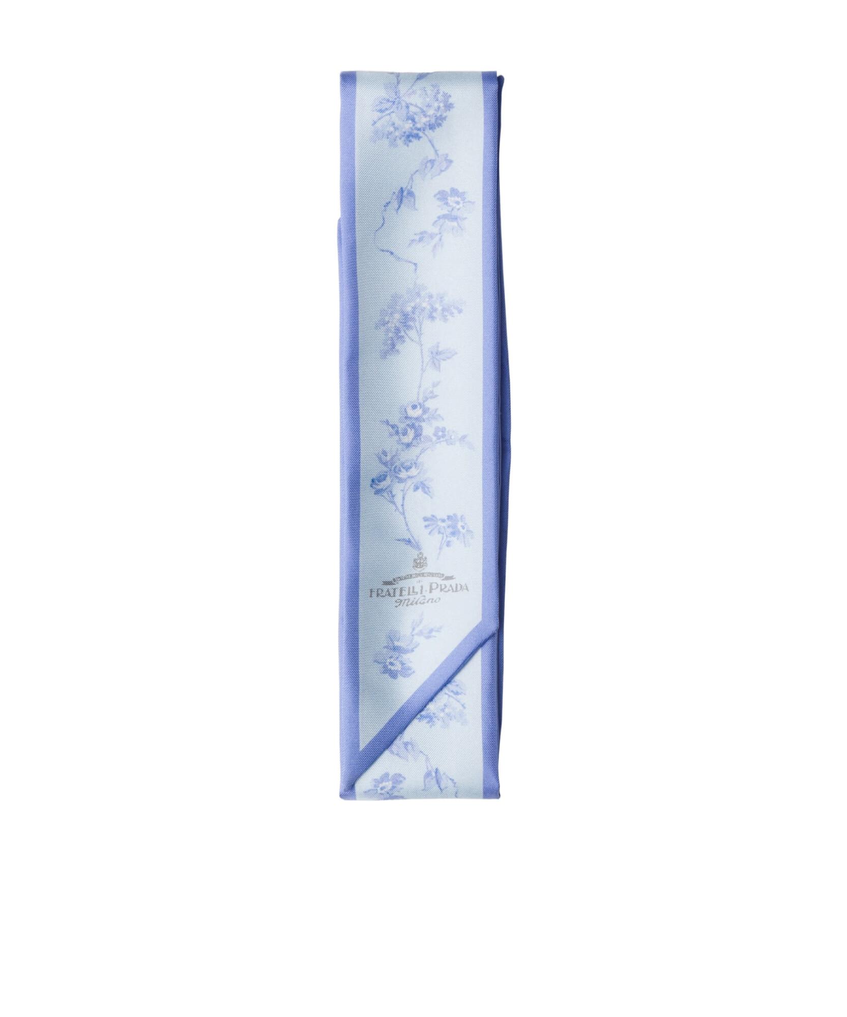 普拉达(prada)【七夕礼物】 编辑精选女士斜纹印花工艺围巾 f0012