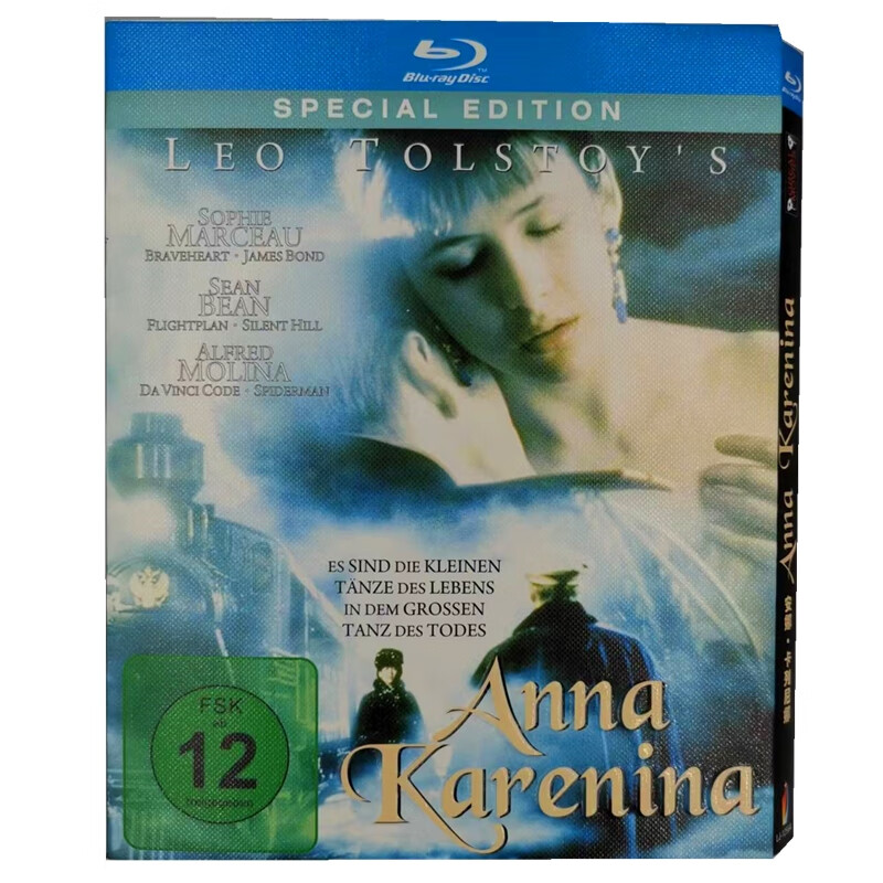 安娜卡列尼娜 爱比恋更冷 bd高清1080p苏菲玛索爱情电影蓝光碟片