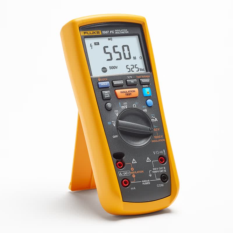 福禄克fluke1537兆欧表f1587fc绝缘万用表摇表新能源汽车1508电阻