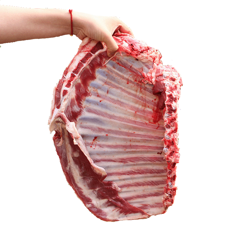 味巴哥整扇羊排新鲜冷冻羔羊全肋排整架烧烤内蒙古速冻生鲜羊肉5斤