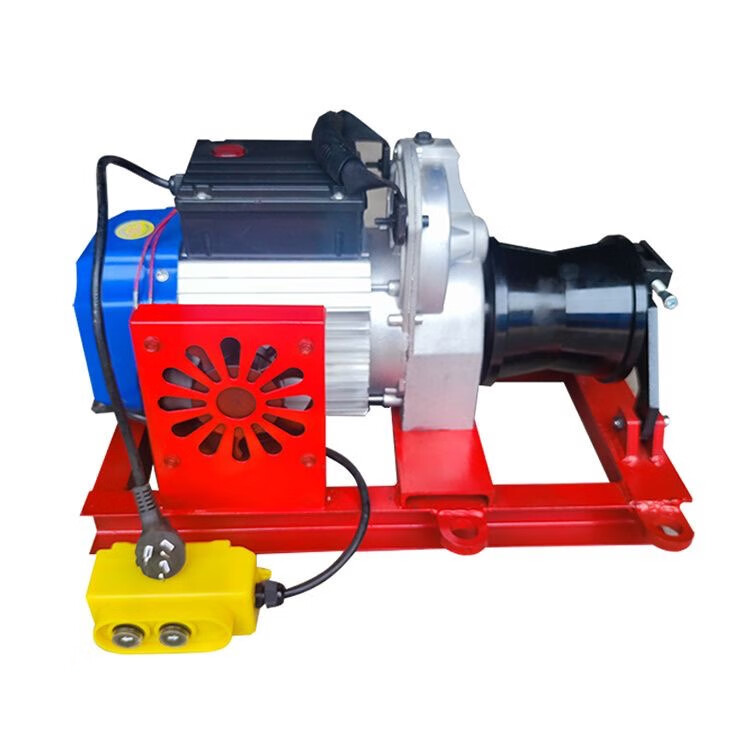 5吨便携式绞磨机拉电缆专