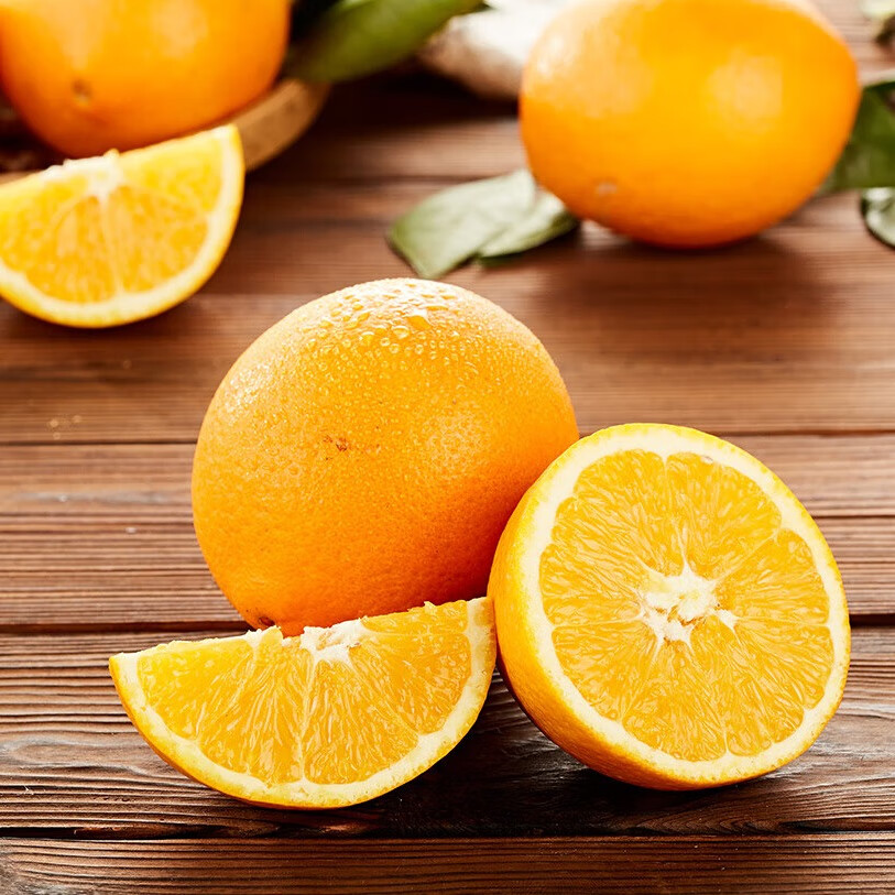 蟠橙园 江西赣南脐橙当季新鲜橙子水果现摘皮薄多汁手剥无核礼盒团购 【60%人选】净重9.2斤单果200g+