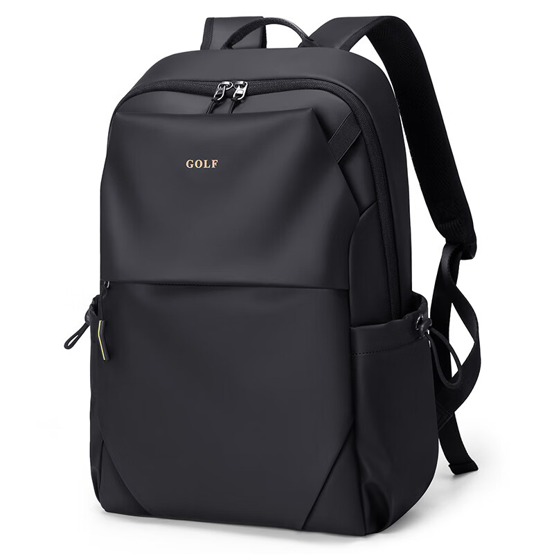高尔夫（GOLF）双肩包男士旅行商务背包男防泼水15.6英寸电脑包学生书包多隔层 15.6英寸-雾黑色3926