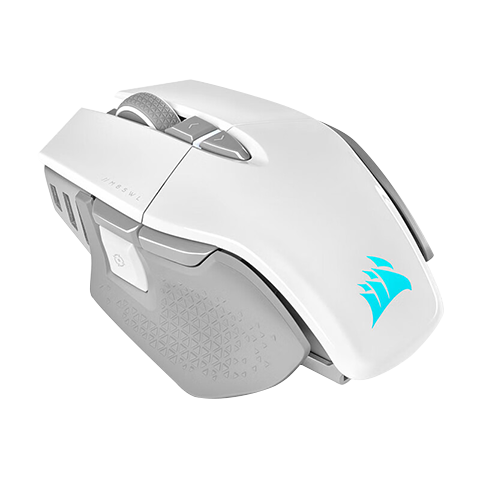 政府补贴，plus:美商海盗船 M65 RGB ULTRA WIRELESS 白色 游戏鼠标 无线鼠标 可调配重 RGB 26000DPI