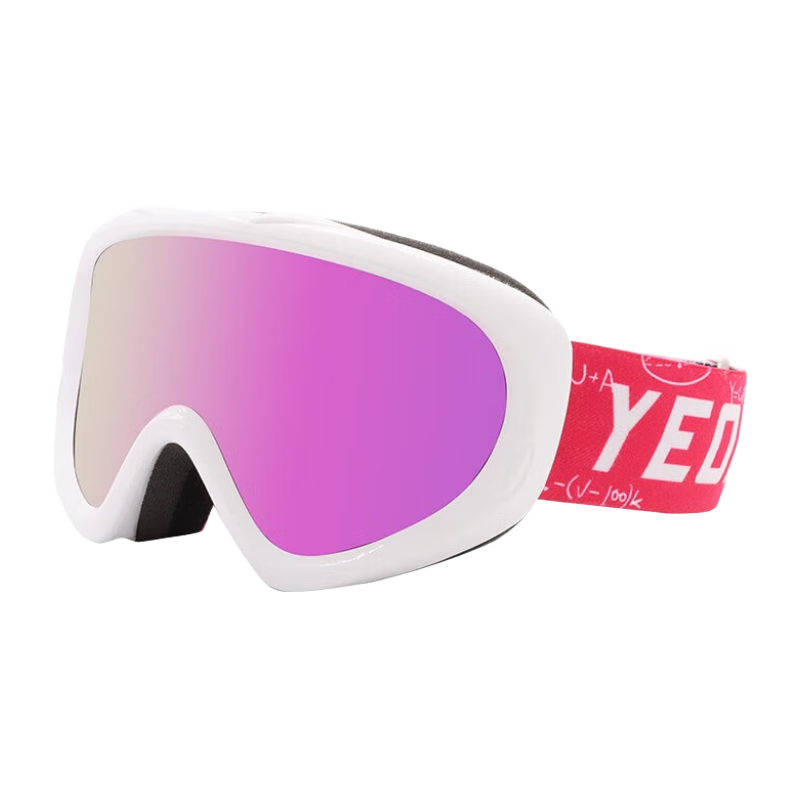 YEON儿童滑雪镜双层柱面护目镜高清防雾3-9岁K1-N1105