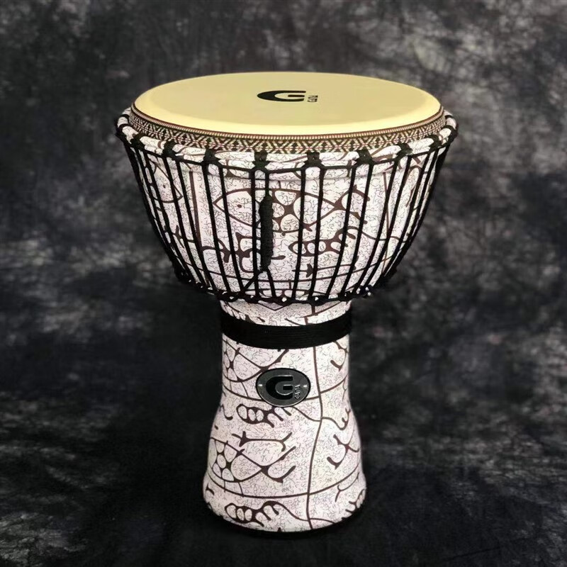 贤怀达新款加纳初学者手鼓非洲鼓丽江1012寸云南儿童幼儿园乐器 10寸