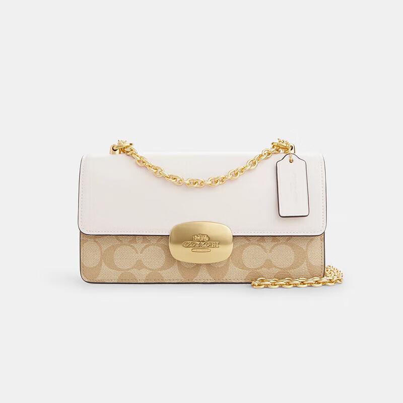 蔻驰(coach)女包奢侈品包包 eliza 23 系列 法棍包单肩包cp009imdqc