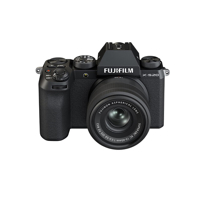 FUJIFILM 富士 X-S20微單無(wú)反相機(jī)+XC15-45mm鏡頭套裝 vlog視頻相機(jī) AI智能對(duì)焦 750張續(xù)航增強(qiáng)