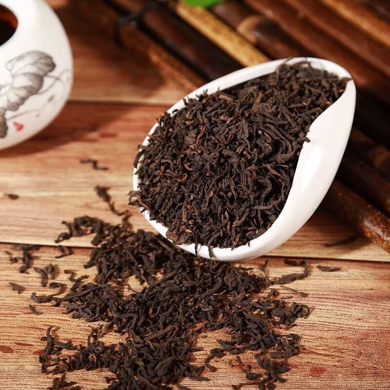 食芳溢六堡茶梧州廣西黑茶金花茶十二年陳陳年茶特產(chǎn)六堡茶 十年：半斤牛皮紙裝250g